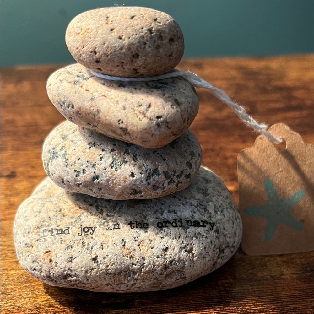 Ocean Stones Cairn from New England Beaches